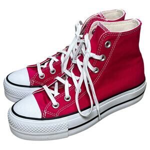 Converse Chuck Taylor All Star Lift Platform Shoes A08288F Hot Pink Size 6